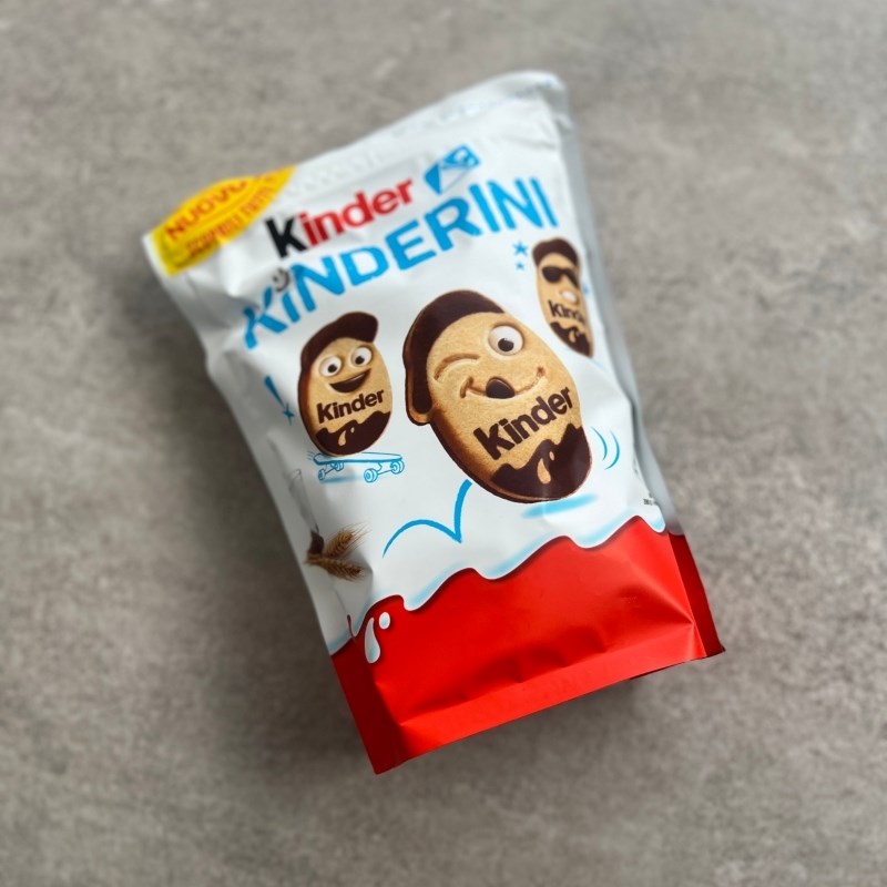 Novi keksi Kinder Kinderini stigli su i kod nas. Vrećica od 250 grama košta 3.50 eura