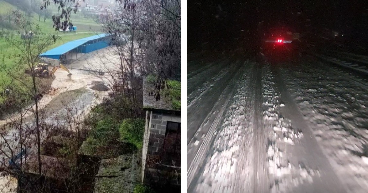 Izdana upozorenja. Poplave u više gradova, pada snijeg, evo gdje će ga biti najviše