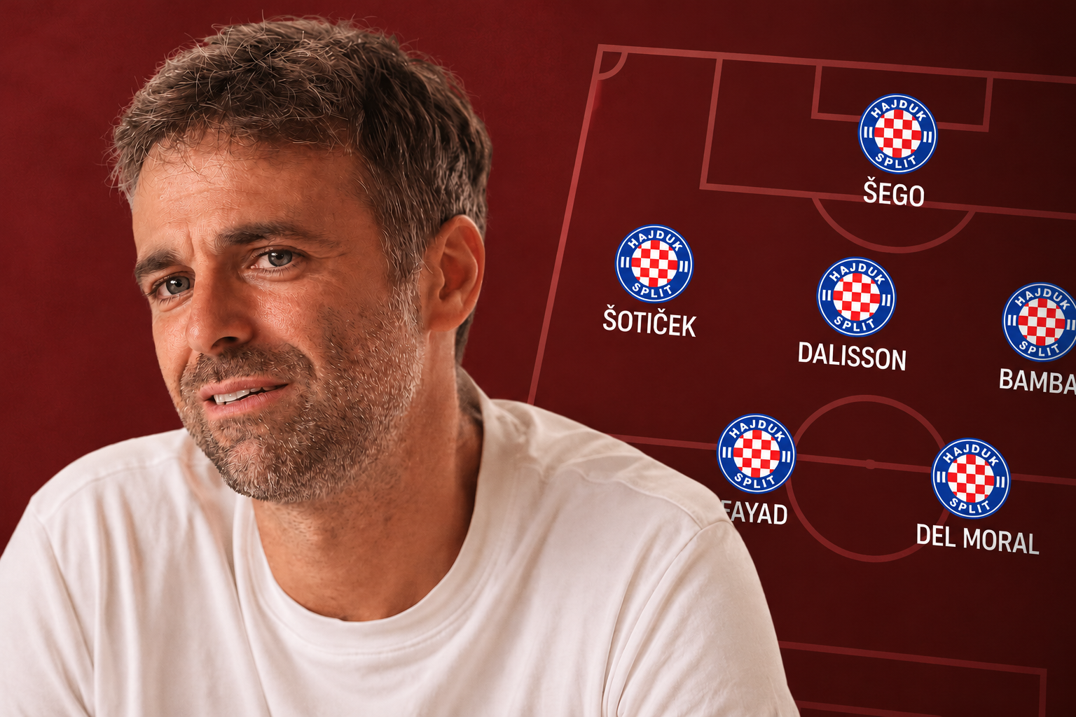Hajduk večeras ide po novu europsku pobjedu. Ovo je Garcijin sastav?