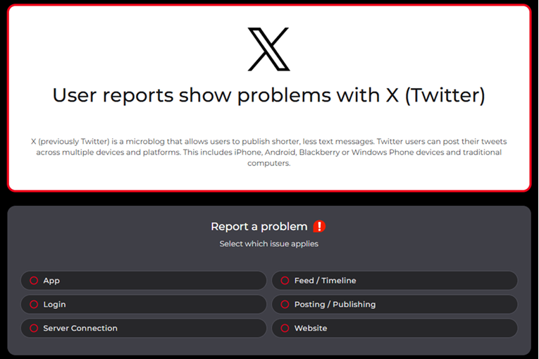 Pao X. Korisnici prijavljuju probleme diljem svijeta