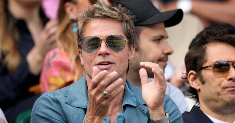 Brad Pitt pratio Đokovića u finalu Wimbledona, snimljen je u poznatom društvu