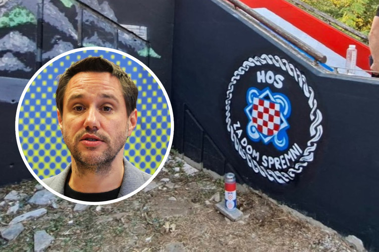 Možemo o HOS-ovom muralu: Djecu se šalje kraj ustaškog pozdrava, to nije normalno