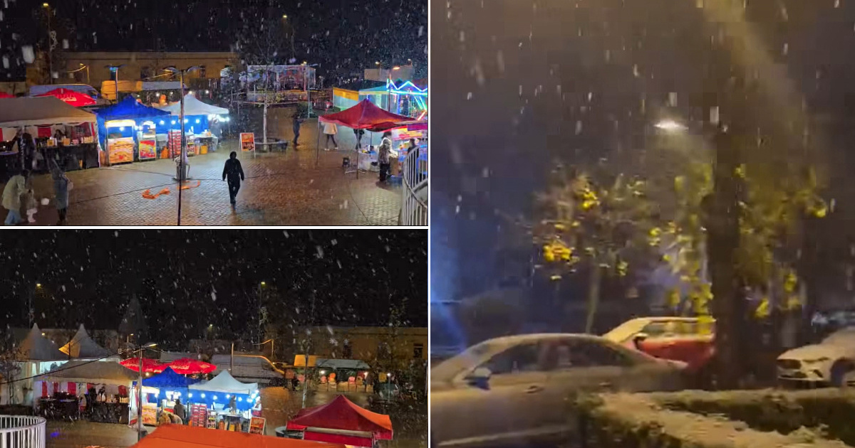 Snijeg pada diljem zemlje: "Ako ne morate, ne idite na put"