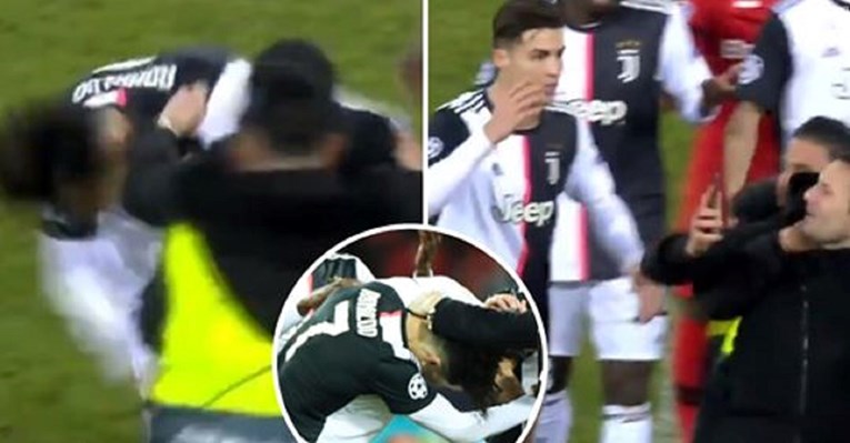 Ronaldo poludio na fana koji je utrčao na teren i hvatao ga za vrat