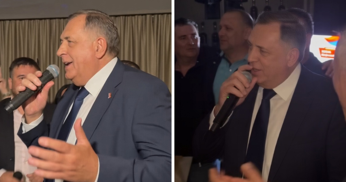 VIDEO Dodik zapjevao nakon izbora