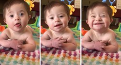 Posvojiteljica kamerom zabilježila prvi osmijeh bebe s Downovim sindromom