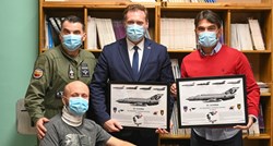 Banožić i izbornik Dalić posjetili pilota ozlijeđenog u padu MiG-a