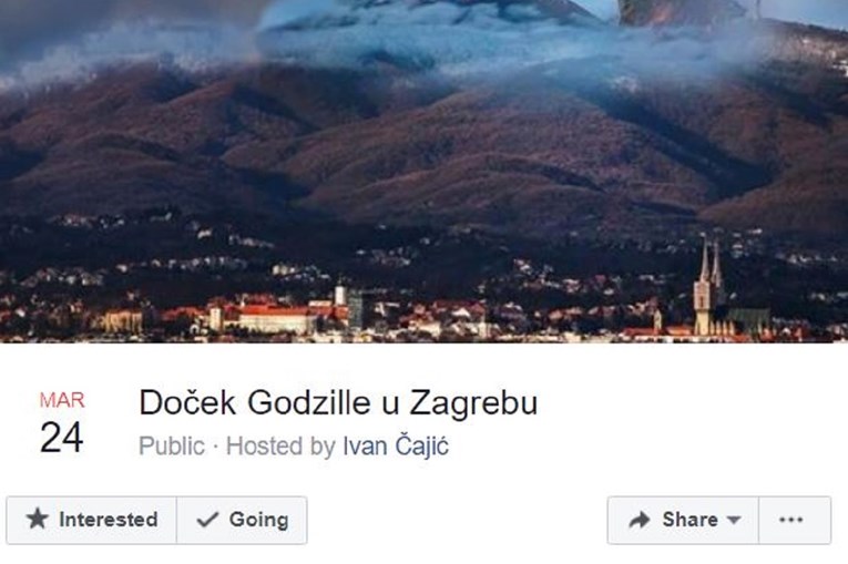 Hrvati ne gube smisao za humor: Na Fejsu se pojavio event za doček Godzille u Zagrebu