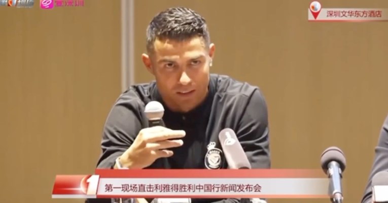 Ronaldo navijačima u Kini: Nemojte biti tužni jer sam onda i ja tužan