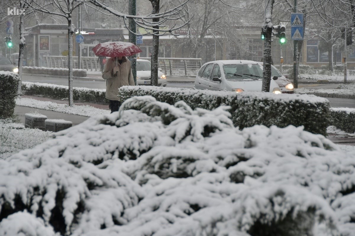 FOTO Snijeg pao u Sarajevu