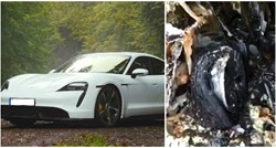 Električni Porsche potpuno izgorio, a nitko ne zna pravi uzrok požara