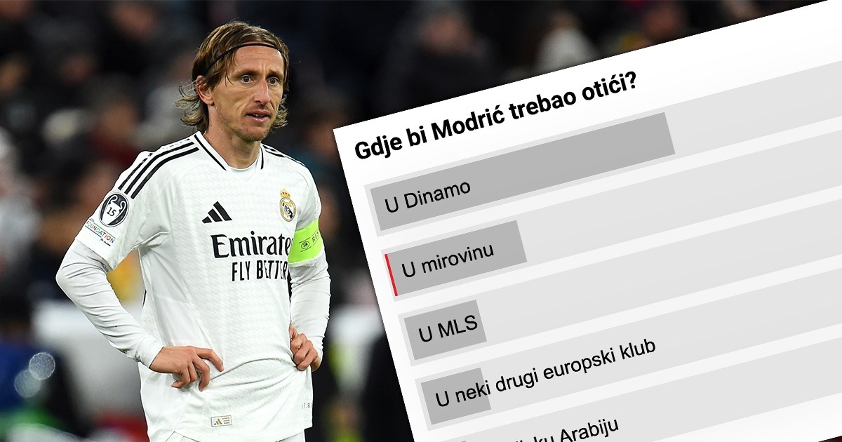 Pitali smo vas gdje Modrić treba ići. Skoro pola vas je dalo isti odgovor