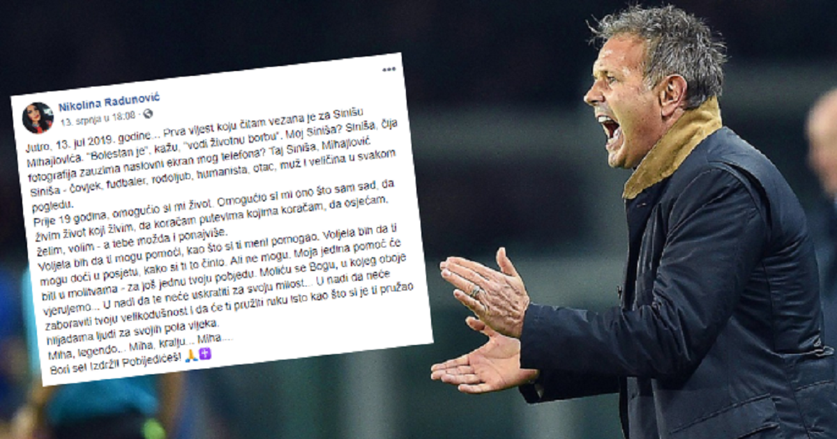 Djevojka kojoj je Mihajlović spasio život oglasila se dirljivom porukom