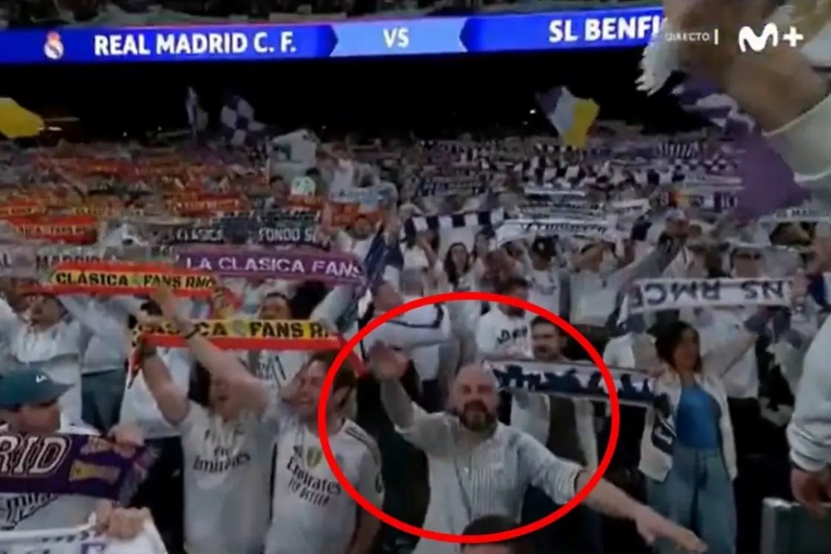 VIDEO Navijač Reala nacistički salutirao u kameru. Odmah je izbačen sa stadiona Kép