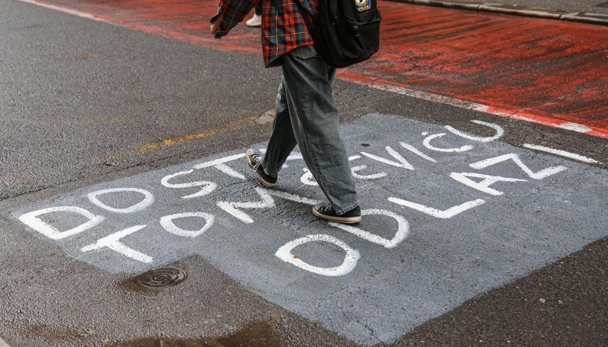 FOTO U centru Zagreba novi grafit protiv Tomaševića, krivo mu napisali prezime