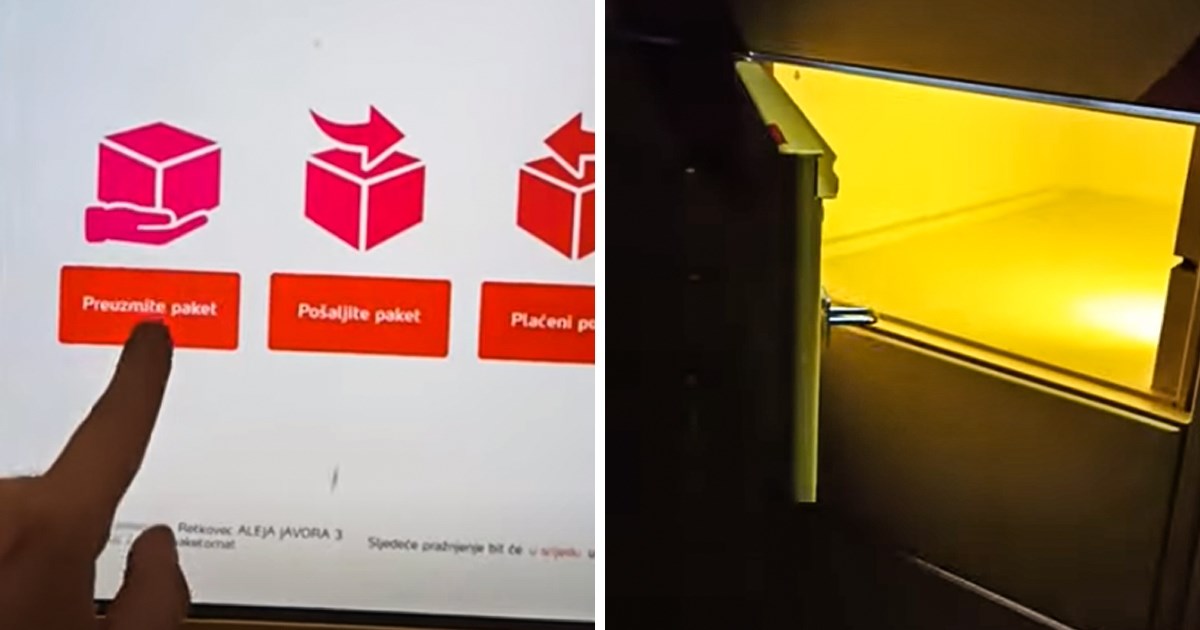 VIDEO Naručio stroj, pošta mu javila da je u paketomatu. Pretinac je bio prazan