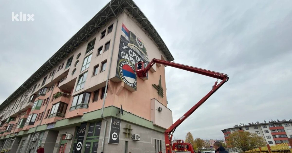 VIDEO U Istočnom Sarajevu napravili mural posvećen Ratku Mladiću