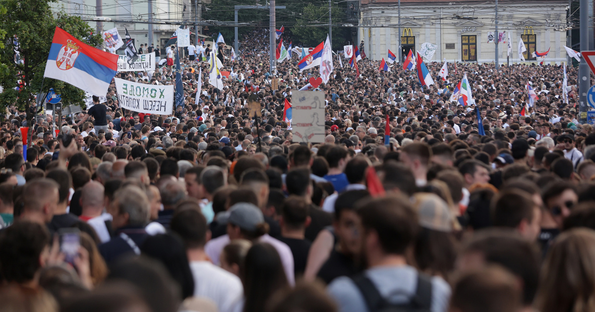 Srpski studenti ironično odgovorili Vučiću: "Ali, predsjedniče... niste na listi"
