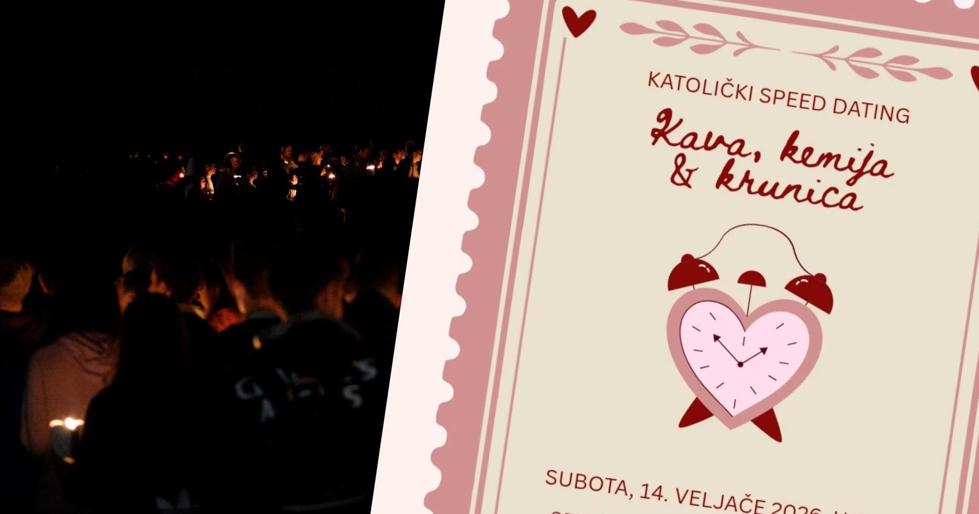 Katolici za Valentinovo u Zagrebu organiziraju speed dating "pod okriljem Marije"