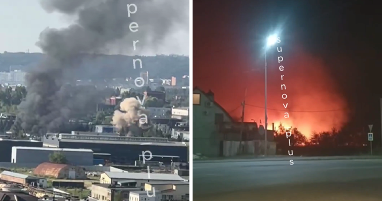 VIDEO Ukrajinci napali ruski grad. Pogođena tvornica, prekinute mobilne usluge