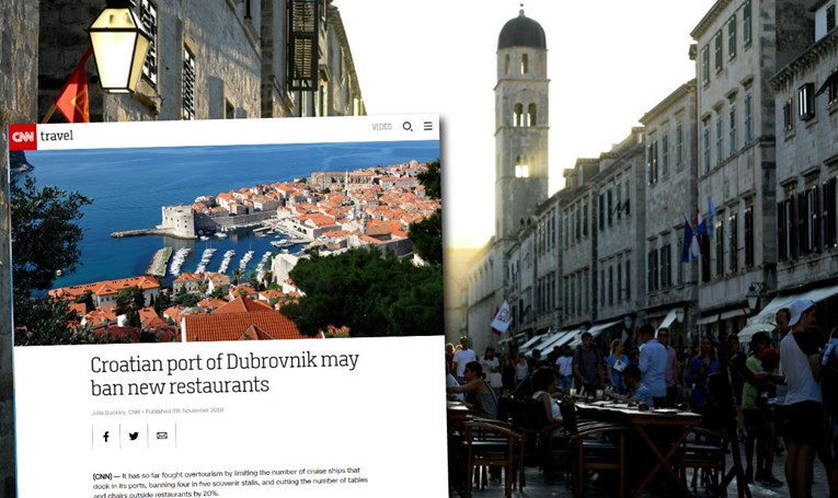 CNN: Dubrovnik zabranjuje otvaranje novih restorana u centru grada