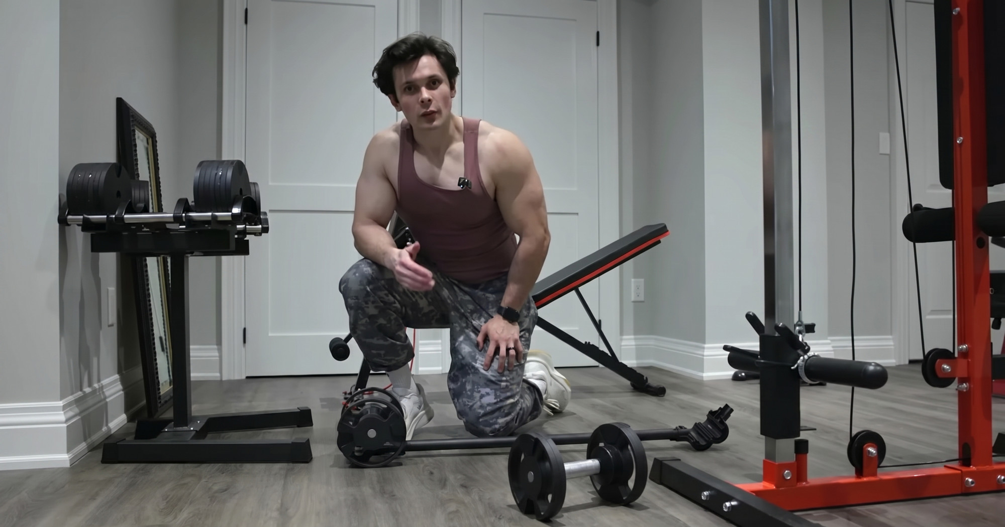 Bodybuilder opremio kućnu teretanu s Temua pa pokazao rezultat
