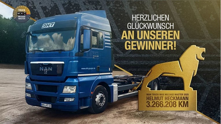 MAN tražio kamion s najviše kilometara. Rekorder je odradio 3.2 milijuna kilometara