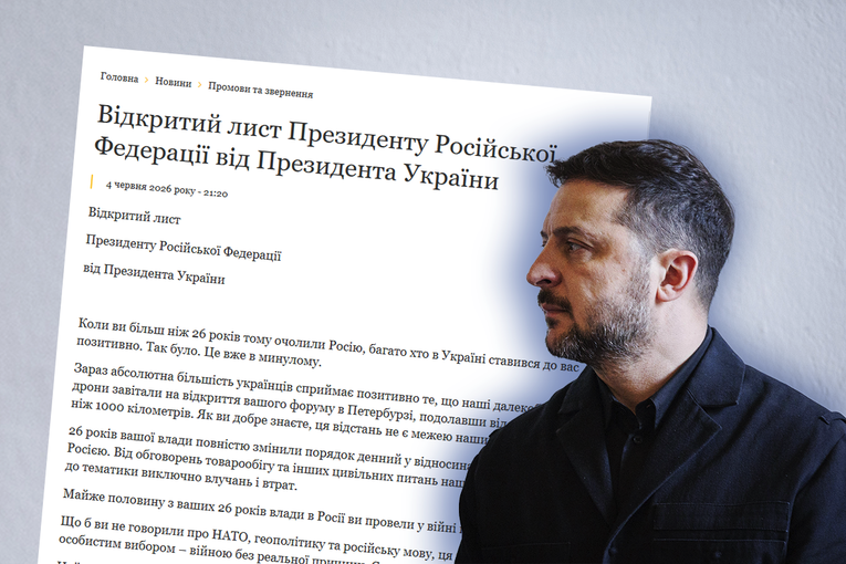 Zelenski objavio pismo Putinu: "Ukrajina predlaže kraj rata"