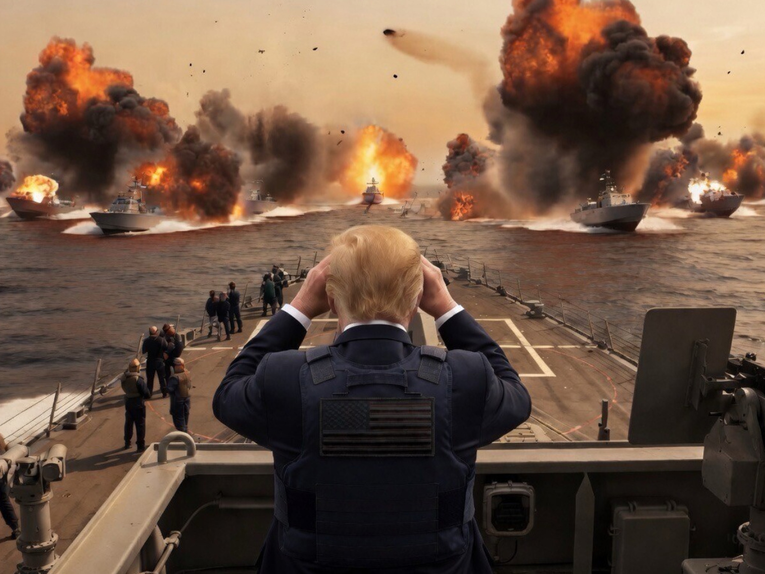 Trump na Truth Socialu objavio hrpu AI slika rata s Iranom. "Zbogom, dronovi"