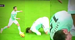 VIDEO Englez izvodio slobodni udarac i srušio se na pod pa su mu davali kisik