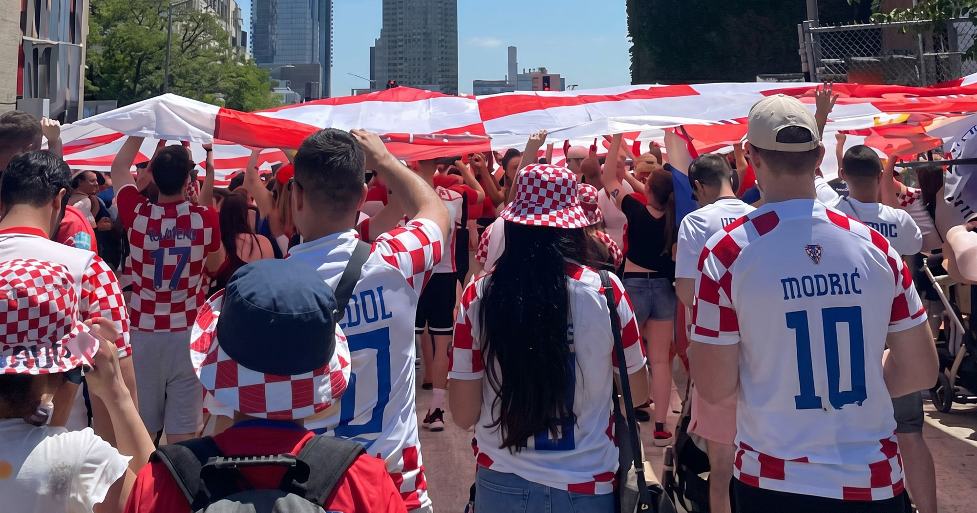 U New Yorku razvijena najveća hrvatska zastava u SAD-u ikad
