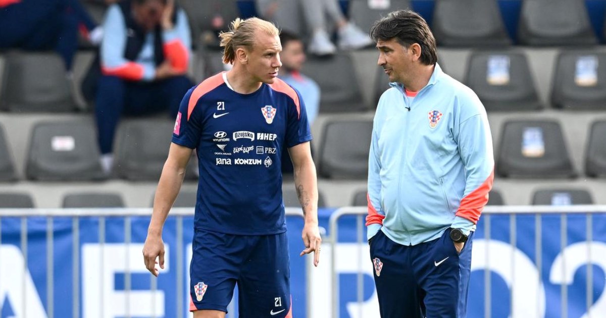 Dalić razmišljao o Vidi u prvom sastavu za Italiju. On propustio današnji trening