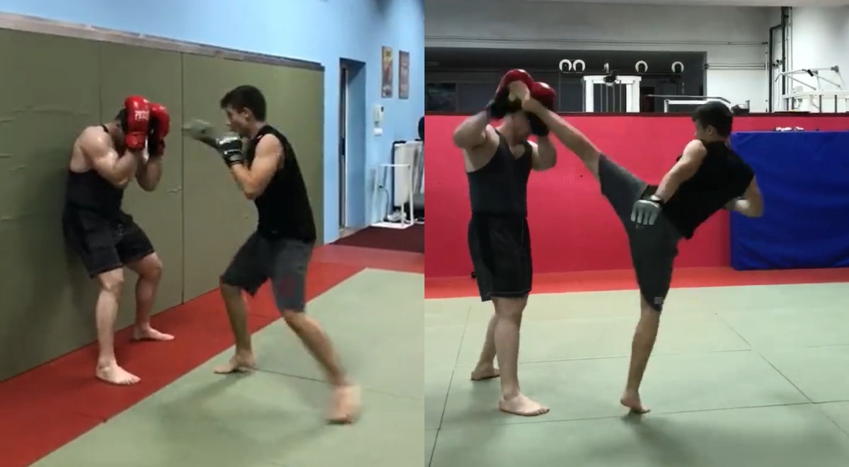 Cro Copov sin udara kao otac. Pogledajte kakav high-kick ima