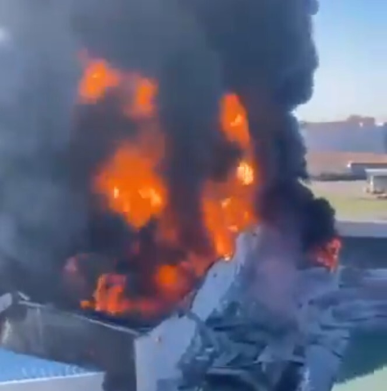 VIDEO Dron u Iraku pogodio skladište nafte povezano s Britancima