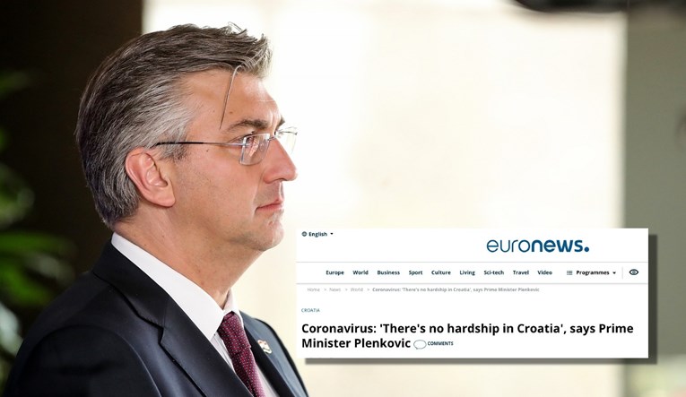 Plenković za Euronews: Nikakve poteškoće nisu pogodile Hrvatsku zbog koronavirusa