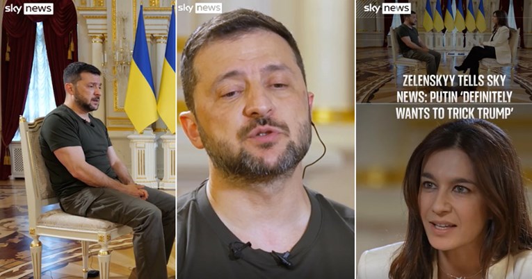 VIDEO Zelenski za Sky News: Putin pokušava prevariti Trumpa kako bi odgodio sankcije