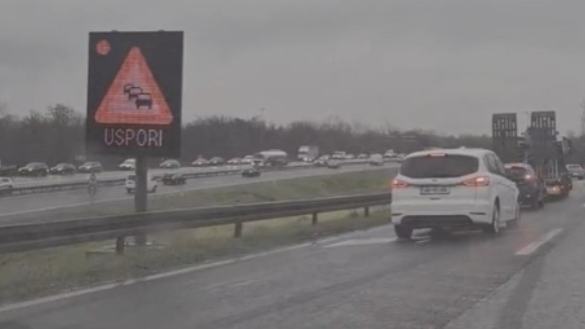 Velika gužva na zagrebačkoj obilaznici