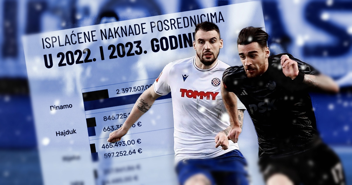 Evo koliko koji klub u SHNL-u plaća agentima i posrednicima za transfere