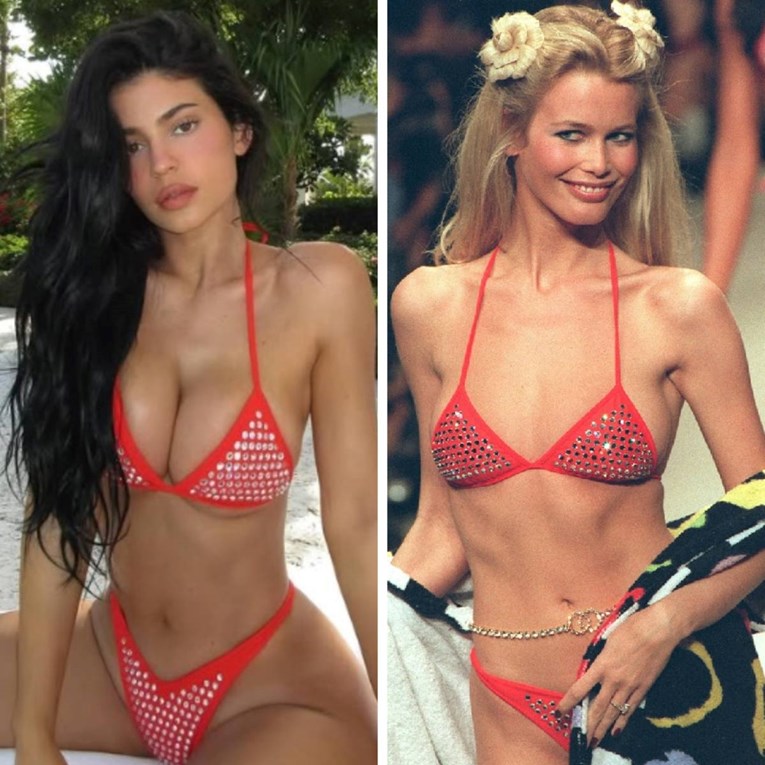 Kylie odjenula bikini koji je Schiffer nosila 1995. Raspravlja se kojoj bolje stoji