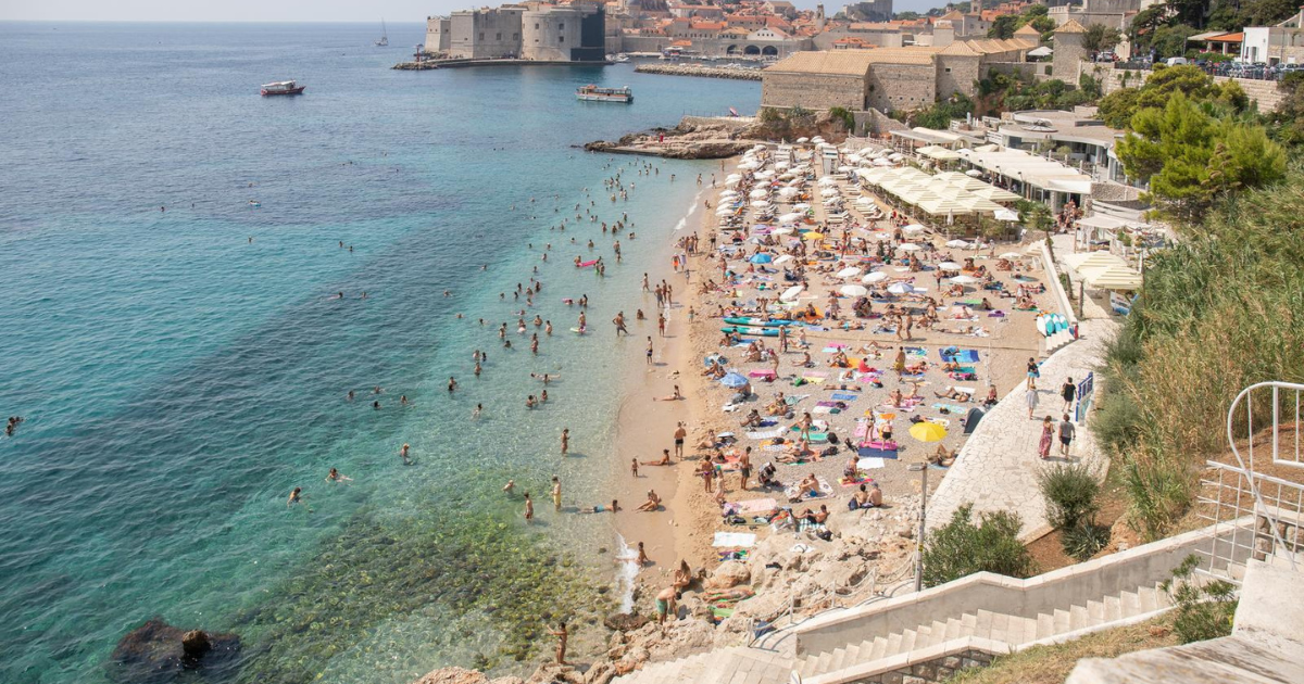 FOTO Ovako izgleda plaža u Dubrovniku početkom rujna