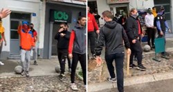 VIDEO Prosvjednici na Cetinju gađali novinare kamenjem, pljuvali ih, gurali...