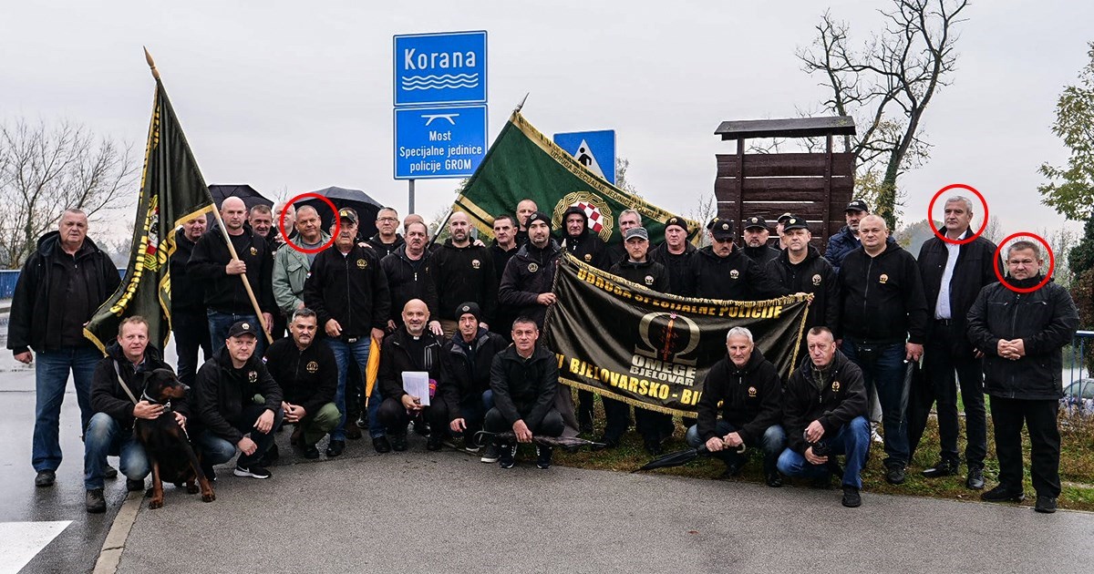 Karlovački HDZ-ovci fotografirali se s osuđenim ratnim zločincem na mjestu zločina