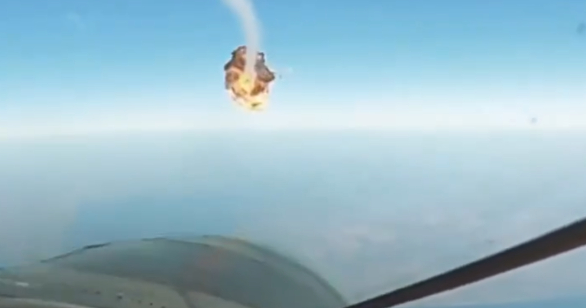 VIDEO Ukrajinski MiG srušio moćni ruski mlazni dron, pogledajte