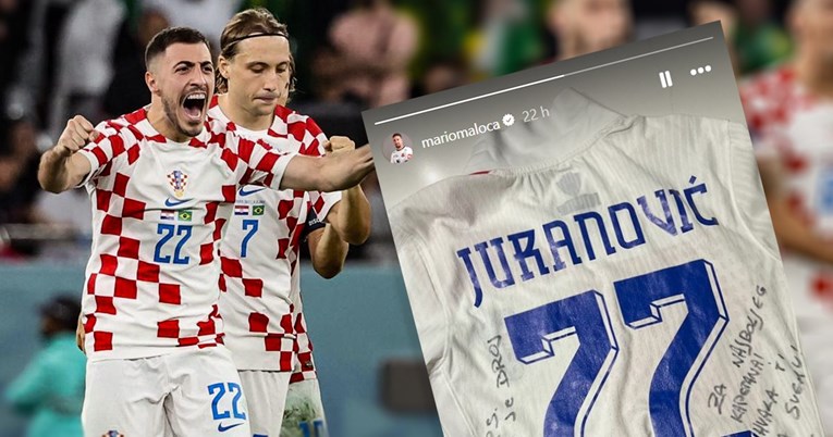 Juranović poslao poklon Maloči: "Za najboljeg kapetana. Hvala ti na svemu"