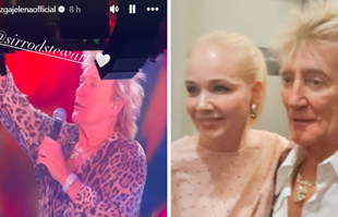 Jelena Rozga uživala na koncertu Roda Stewarta u Ljubljani, objavila i selfie s njim