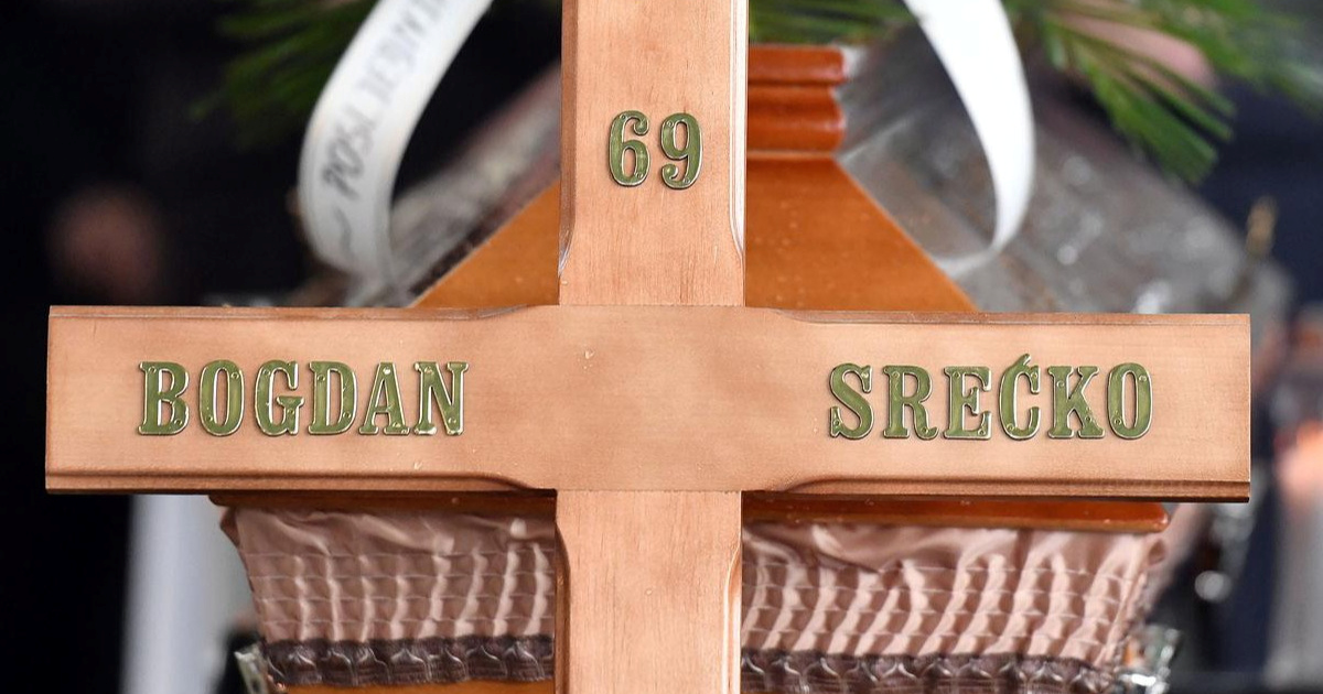 FOTO Posljednji ispraćaj Srećka Bogdana. Došao velik broj poznatih