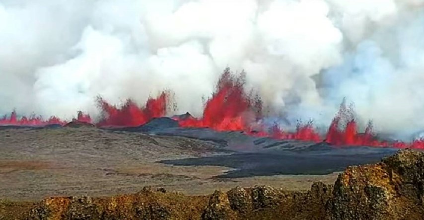 VIDEO Ponovno eruptirao vulkan na Islandu. Izbacivao magmu 50 metara u zrak