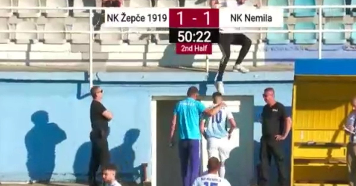 Skandal u BiH. Pogledajte kako je navijač s tribine nokautirao protivničkog kapetana