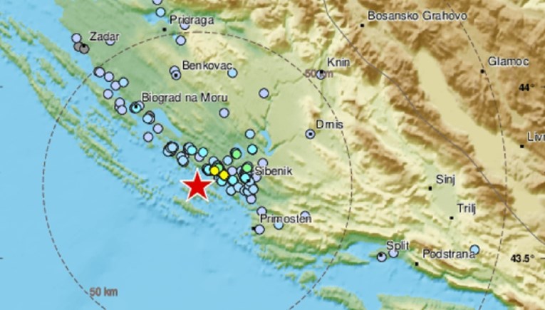 Potres jačine 3.2 pogodio Šibenik i okolicu