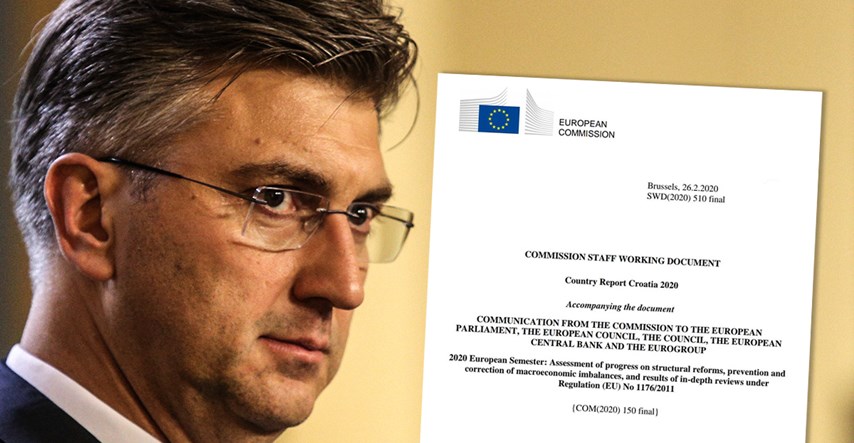 Europska komisija opet prozvala Plenkovića zbog uhljeba i nedostatka reformi